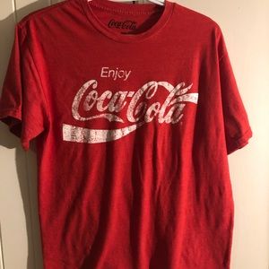 Enjoy Coca Cola Red Authentic T Shirt Size M Medium